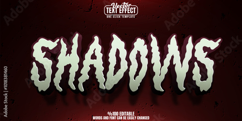 Halloween editable text effect, customizable spooky and pumpkin 3d font style