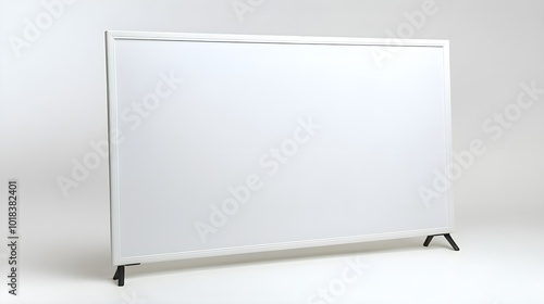 Blank White Display Board with Stand