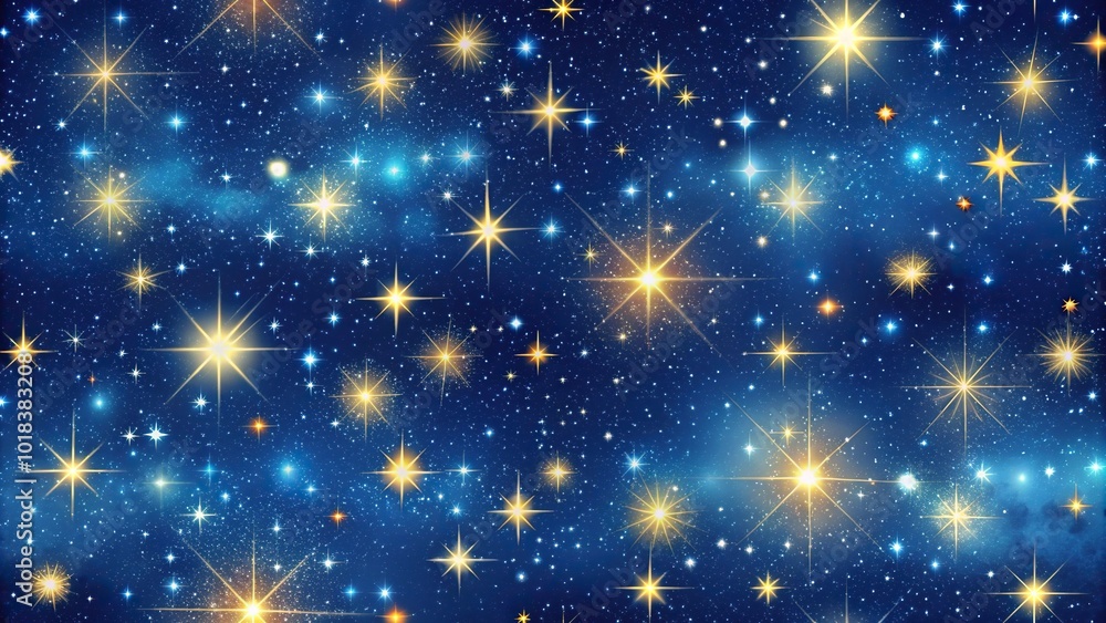 night sky with shining stars seamless pattern night sky with shining stars seamless pattern