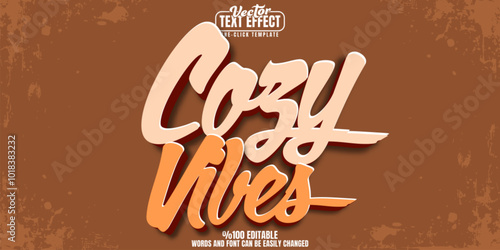 Vintage editable text effect, customizable retro and antique 3d font style