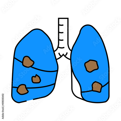 health nicotine line icon vector. health nicotine sign. isolated symbol illustration