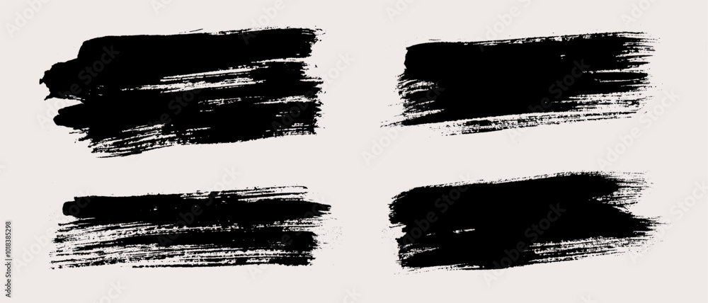 Brush strokes vector. Painted rectangles collection. Grunge long text boxes or textured backgrounds set. Brush strokes vector. Painted rectangles collection. Grunge long text boxes or textured backgrounds set.