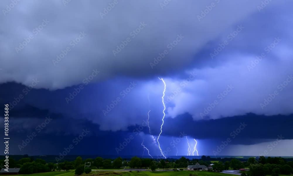 Storm clouds Time lapse supercell dark storm Swirling clouds moving ...