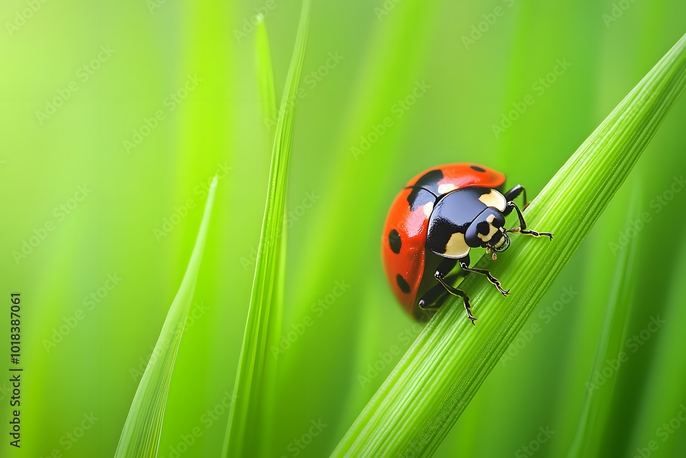 Ladybug on a Blade of Grass Ladybug on a Blade of Grass