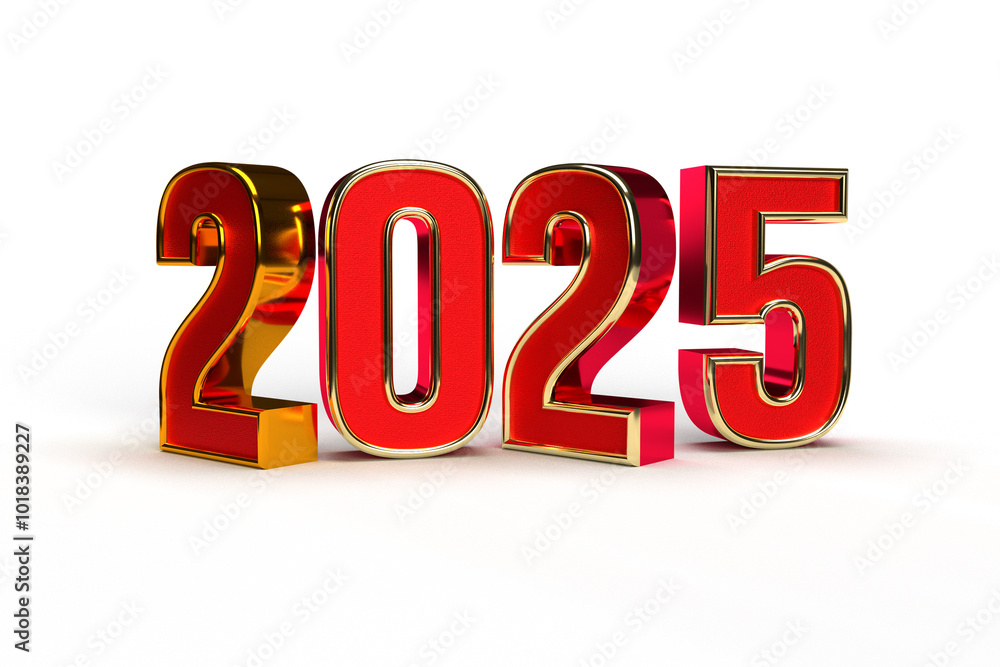 Happy new year 2025 golden 3d numbers with luxury text transparent background Happy new year 2025 golden 3d numbers with luxury text transparent background