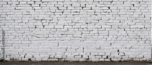 White Brick Wall Texture