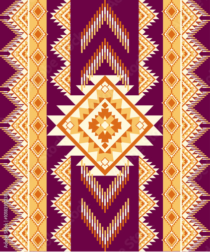 Geometric pattern seamless, design for fabric, background, wallpaper, clothing, textile, needlework 