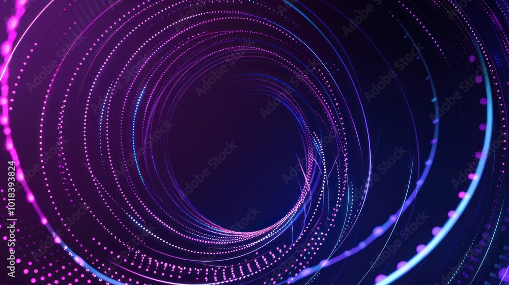 Abstract Neon Swirling Tunnel Abstract Neon Swirling Tunnel
