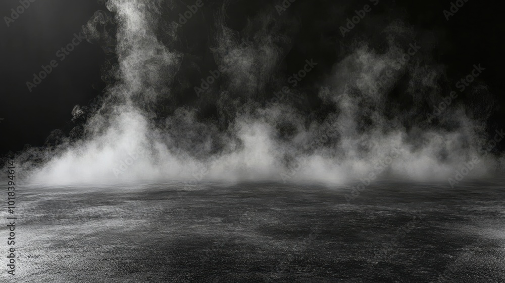 Dark, Misty Background With a Textured Surface Dark, Misty Background With a Textured Surface