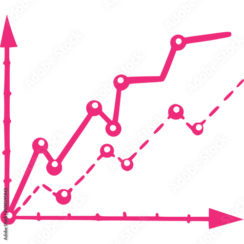  Business infographics icons with different diagram vector illustration. Abstract data visualization, marketing charts and graphs. Business statistics, planning and analytics, forecasting growth rates