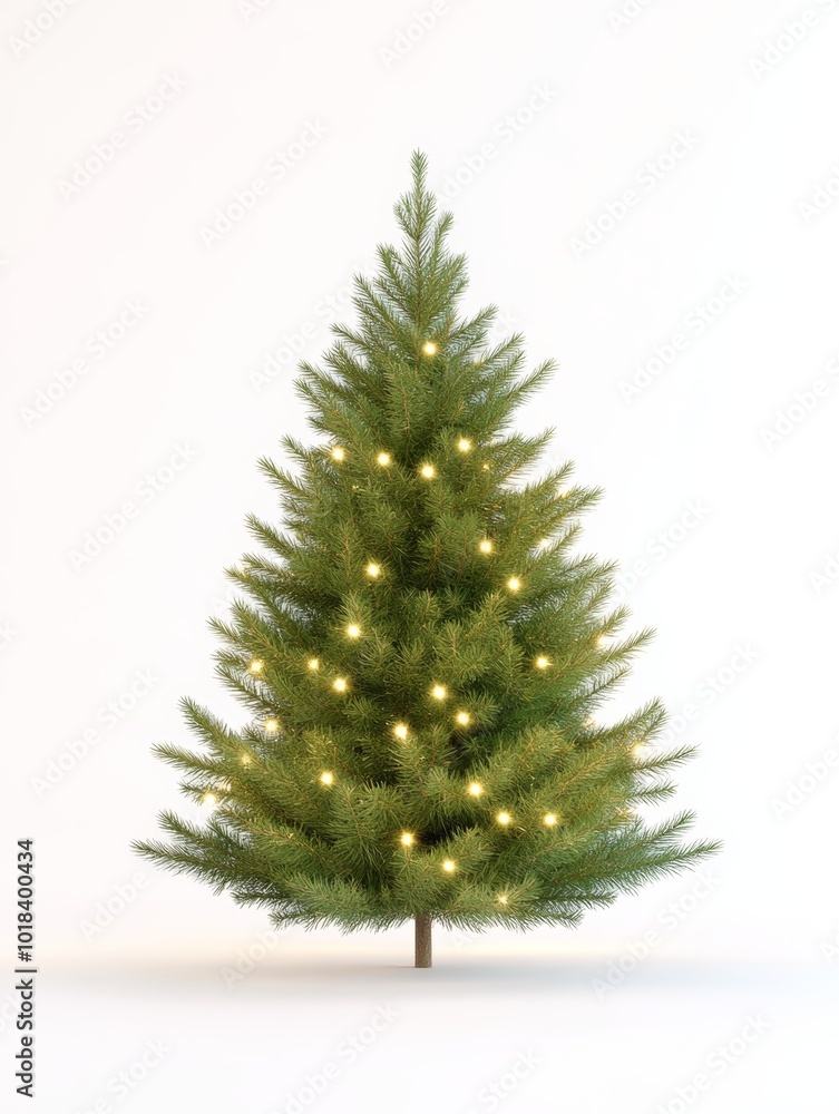Obraz premium Festive Christmas tree