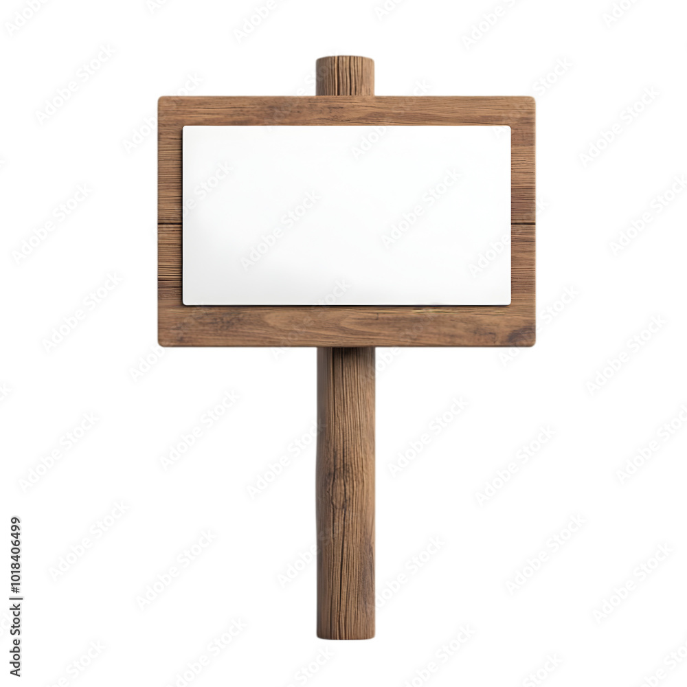 Blank wooden sign, white isolate background transparent background Blank wooden sign, white isolate background transparent background