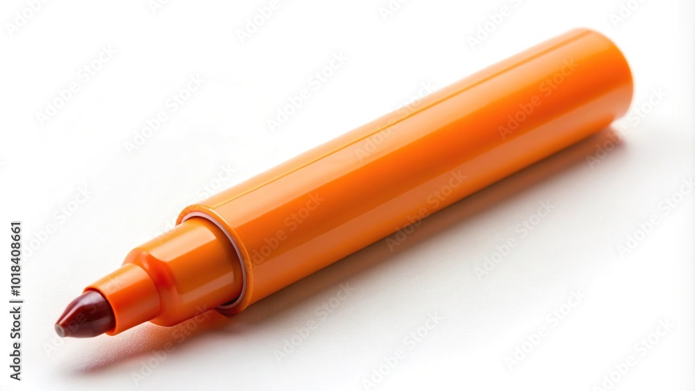 Orange permanent marker Orange permanent marker