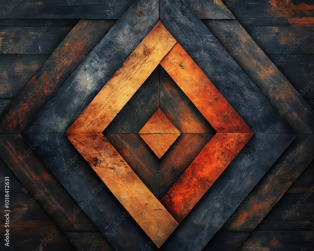 Wooden geometric pattern wall decoration, abstract background with intricate textures and subtle contrasts. Wooden geometric pattern wall decoration, abstract background with intricate textures and subtle contrasts.