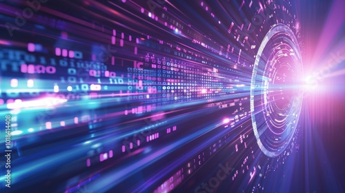 Abstract Digital Technology Background