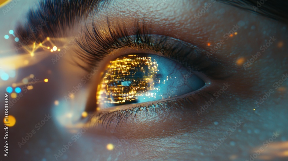 Naklejka premium Digital Eye