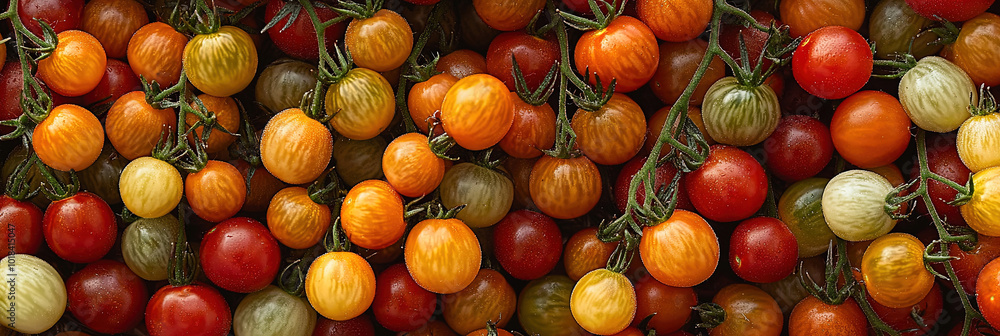 close up of Mini-Cherry vine tomato, full frame, food advertising close up of Mini-Cherry vine tomato, full frame, food advertising