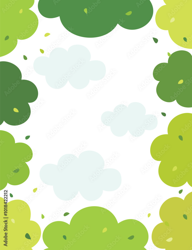 Blank Green Plants And Leafs Background Blank Green Plants And Leafs Background