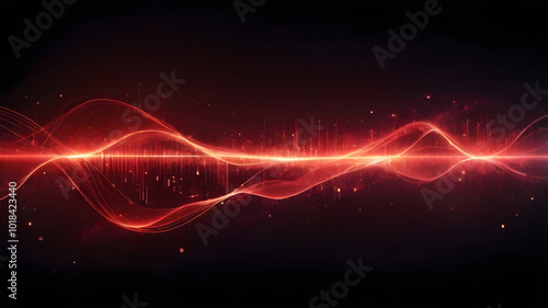 Wallpaper Mural Glowing blue fractal wave pattern backdrop for abstract design

 Torontodigital.ca