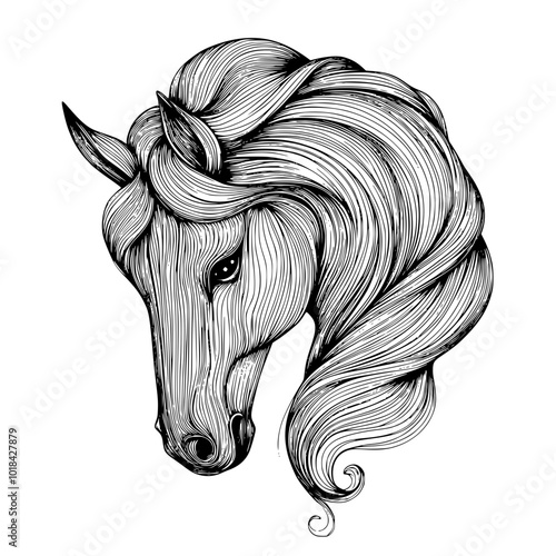 horse vector