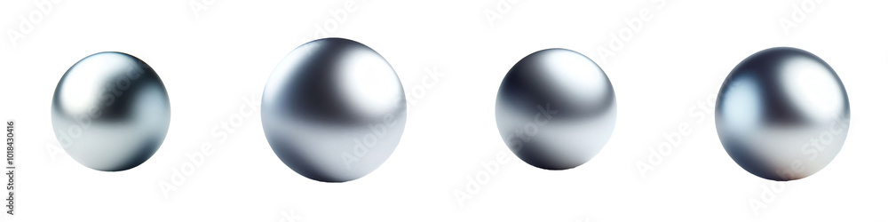 Metallic silver ball clip art Metallic silver ball clip art