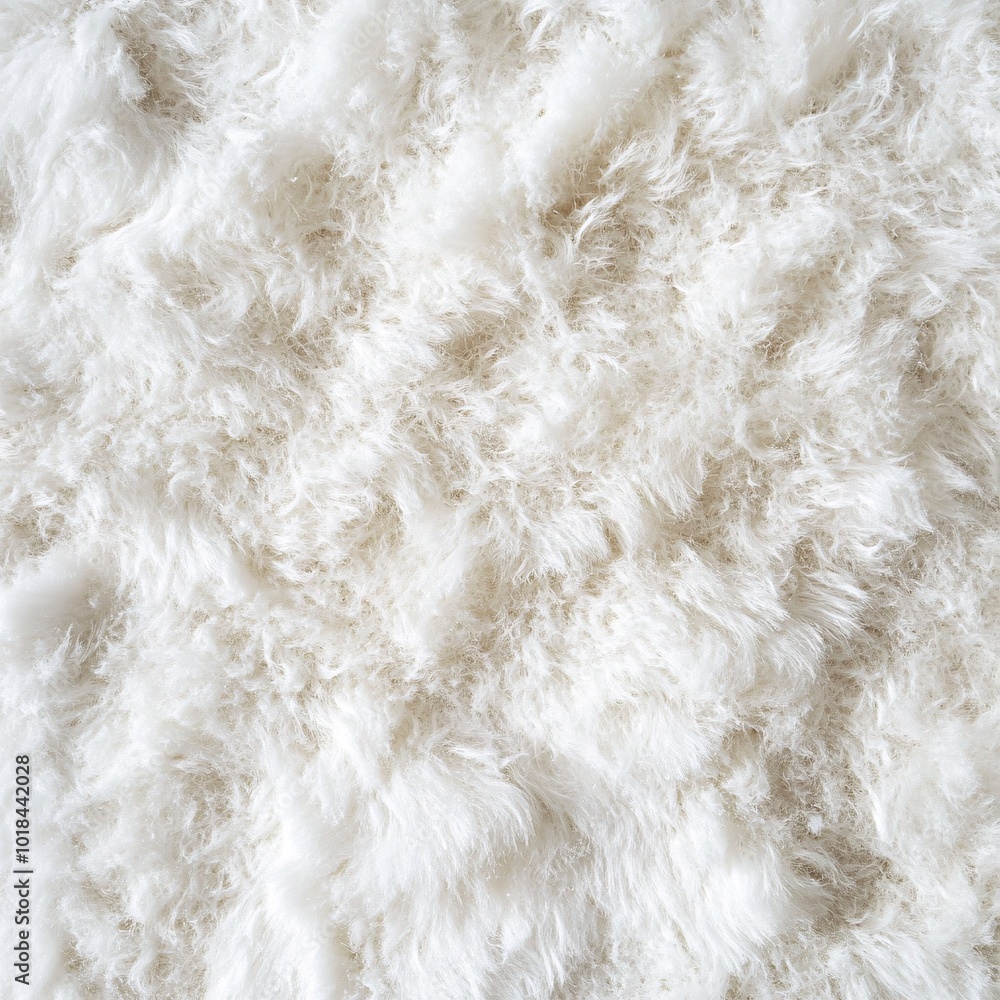 White Fur Texture Background White Fur Texture Background