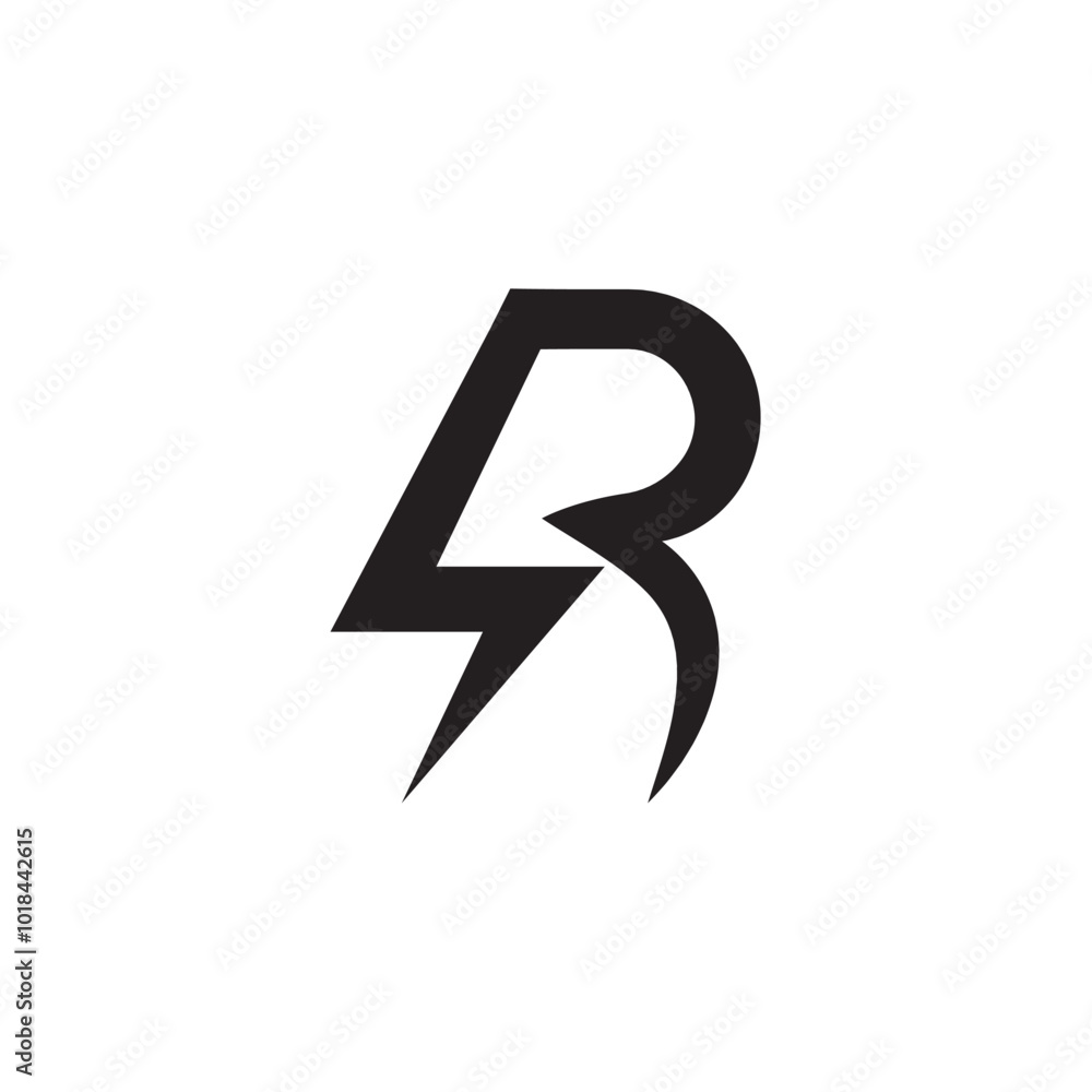 ROLT THUNDER logo design illustration ROLT THUNDER logo design illustration