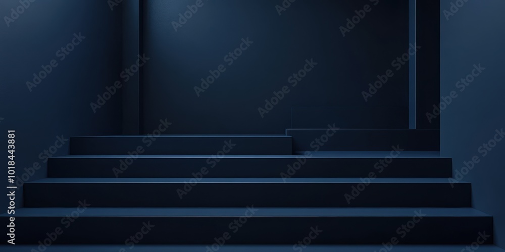 Obraz premium navy blue abstrack background