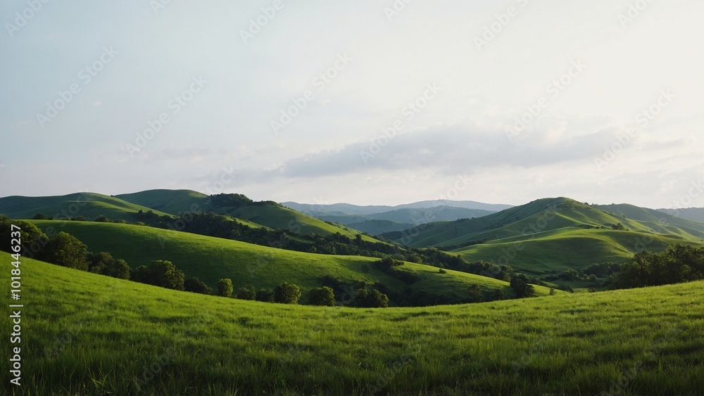 Green hills lanscape cut out
Green hills lanscape cut out
