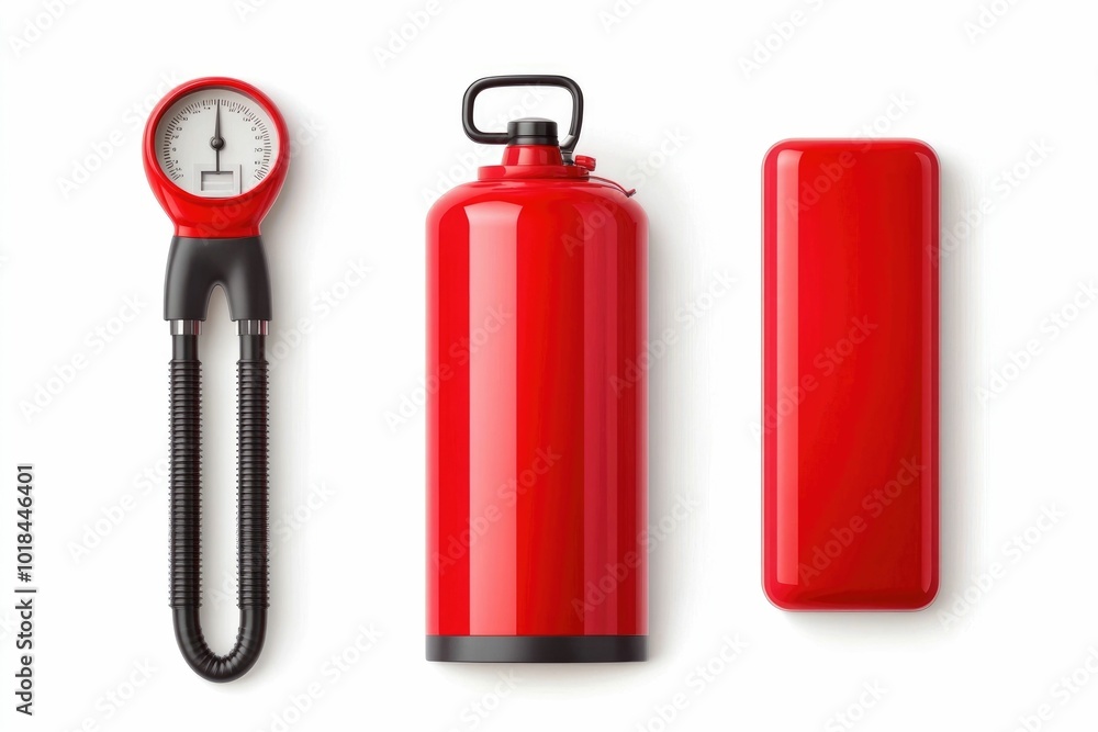 Clean and contemporary depicting a fuel gauge gas pump and fuel tank in a minimalist modern style The image is isolated on a plain white background Clean and contemporary depicting a fuel gauge gas pump and fuel tank in a minimalist modern style The image is isolated on a plain white background