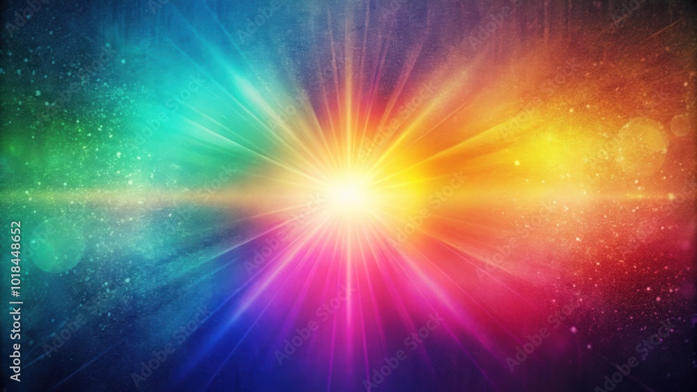 Colorful abstract background with grainy noise texture overlay and retro film lens light effect composition, abstract Colorful abstract background with grainy noise texture overlay and retro film lens light effect composition, abstract