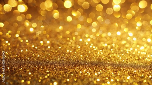 Abstract gold liquid metal background close-up