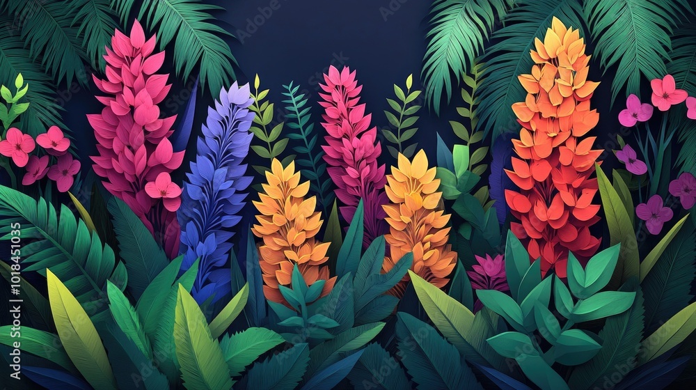 Vibrant Celosia flowers in a lush garden setting Vibrant Celosia blooms in a lush garden environment Vibrant Celosia flowers in a lush garden setting Vibrant Celosia blooms in a lush garden environment