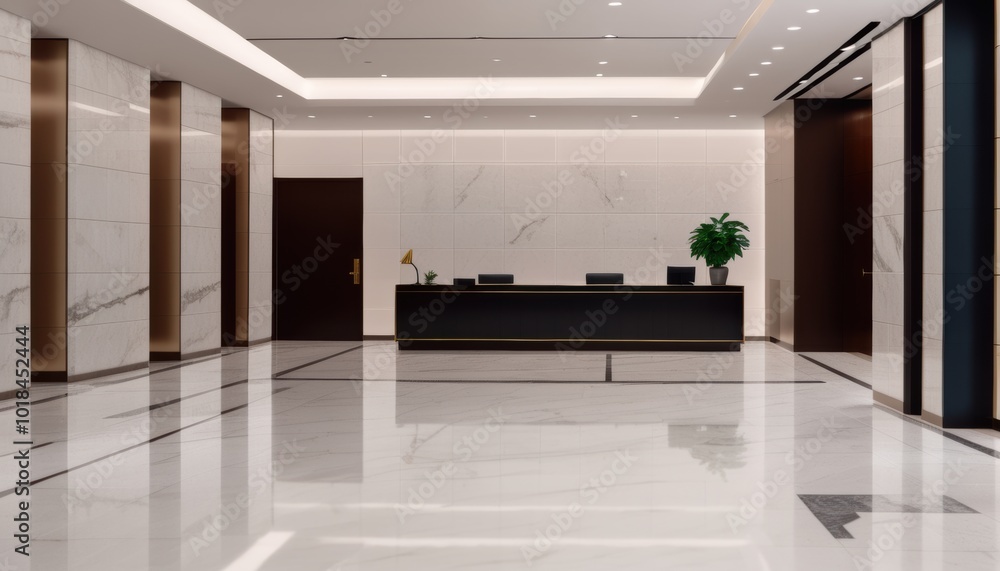 Modern interior of luxury office Modern interior of luxury office
