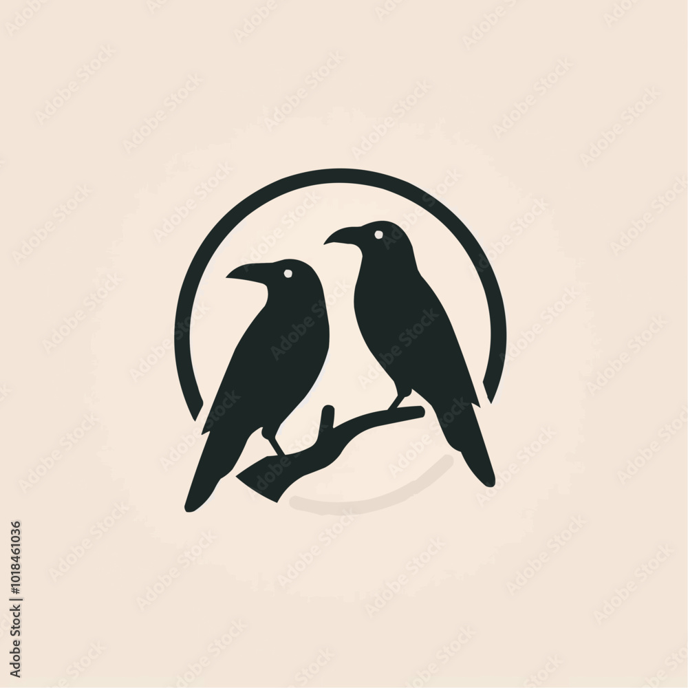 Obraz premium Hugin and Munin 