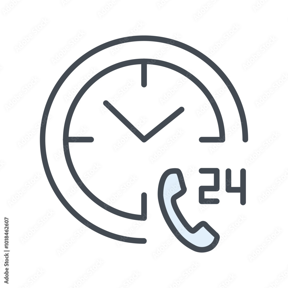 Phone Assistance Vector Icon Phone Assistance Vector Icon
