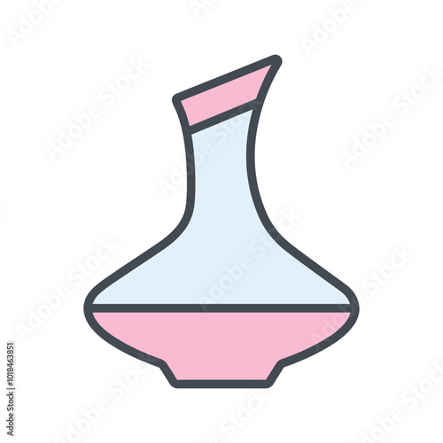 Wine Decanter Vector Icon