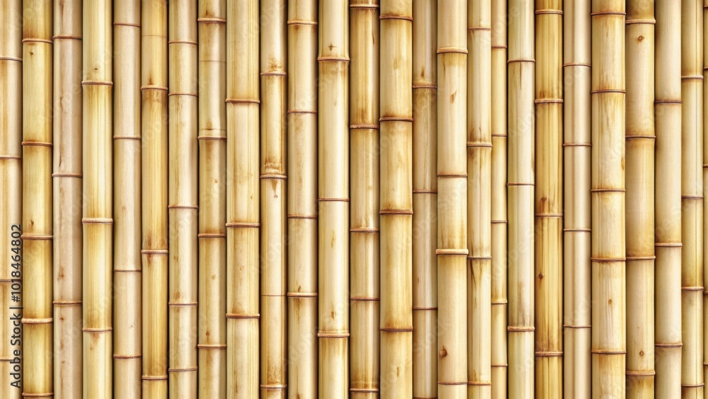 A Natural and Rustic Bamboo Wall Texture with a Close-Up View of the Interlocking Stalks A Natural and Rustic Bamboo Wall Texture with a Close-Up View of the Interlocking Stalks