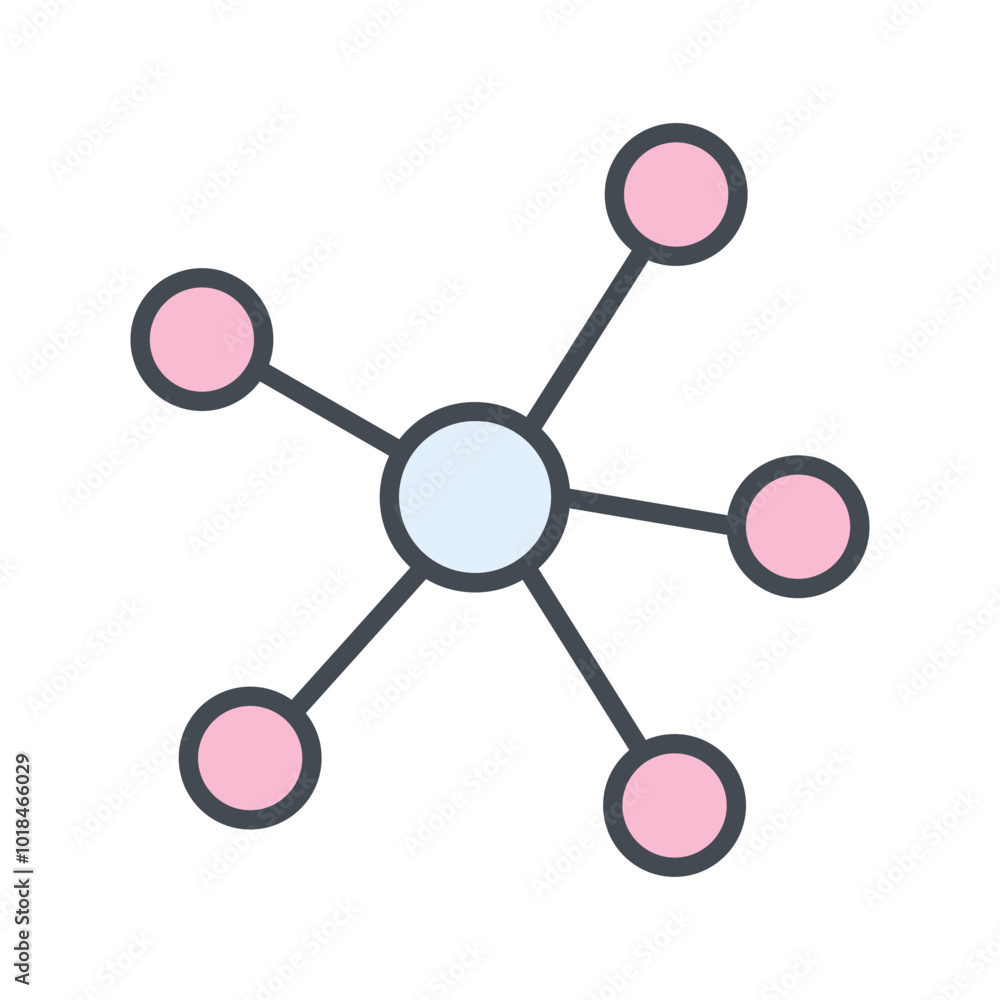 Networking Vector Icon Networking Vector Icon
