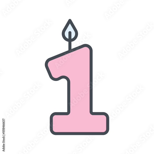 Age Number Vector Icon