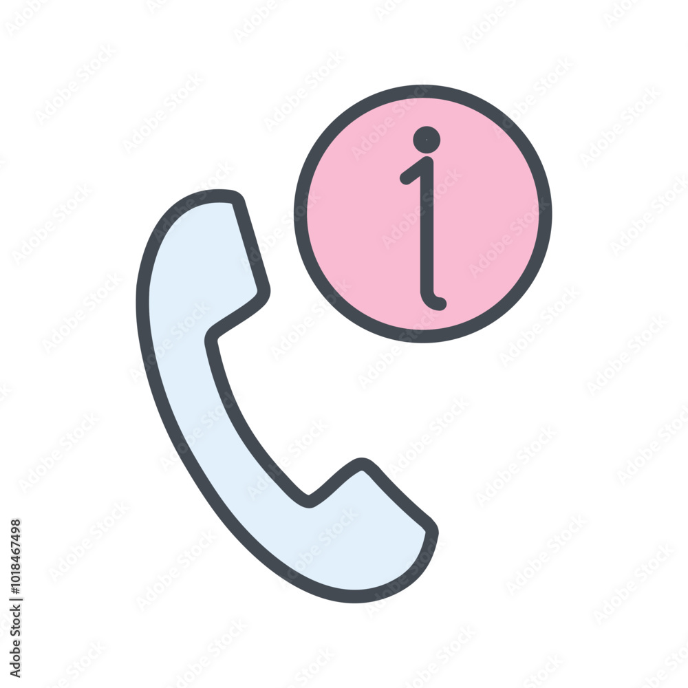 Contact Information Vector Icon
