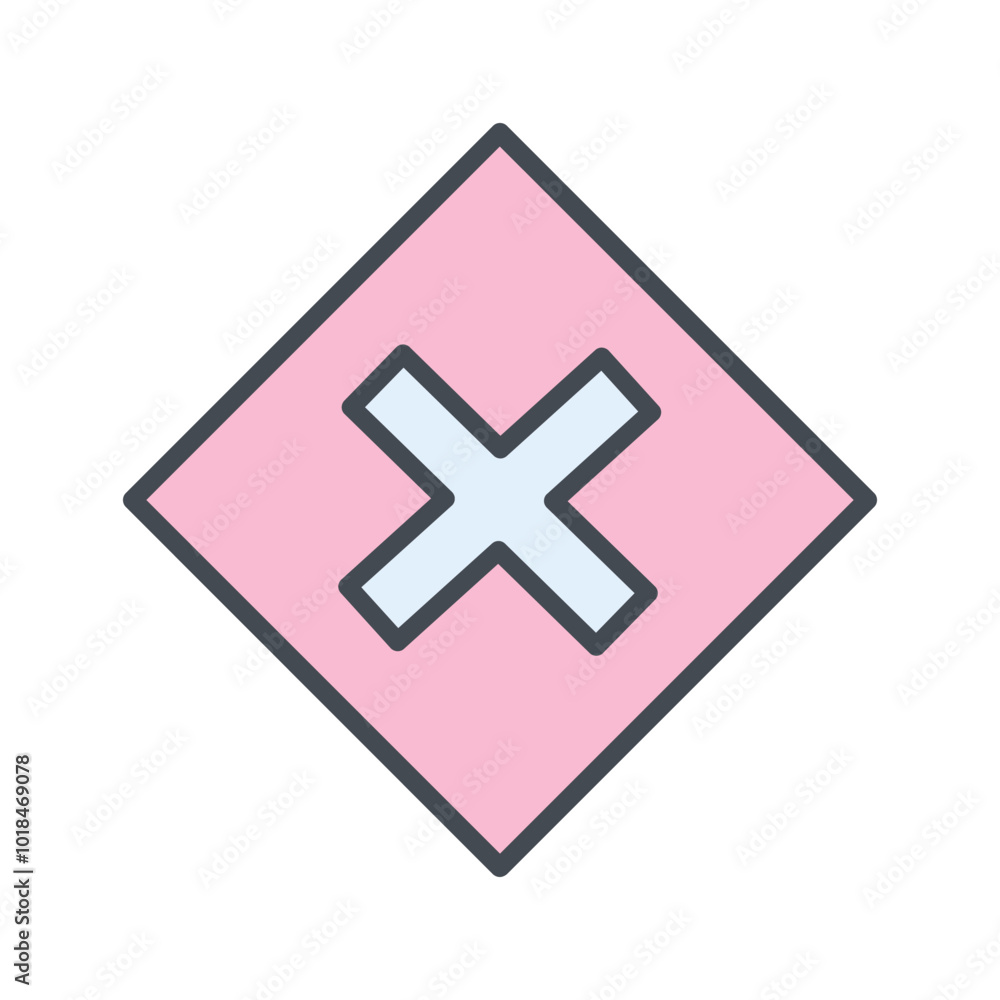 Multiplication Sign Vector Icon Multiplication Sign Vector Icon