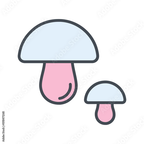 Mushroom Vector Icon
