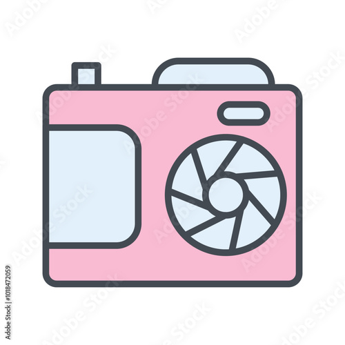 Camera Lenses Vector Icon