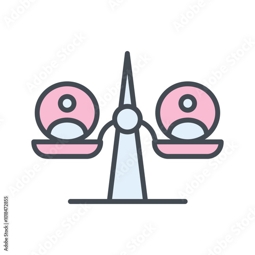 Equal Opportunity Vector Icon