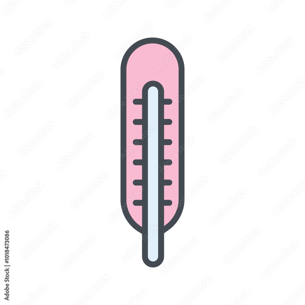 Baby Thermometer Vector Icon Baby Thermometer Vector Icon