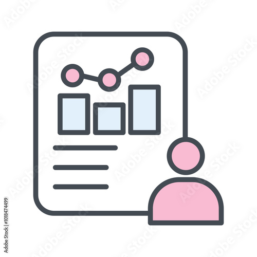 Engagement Metrics Vector Icon