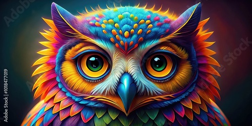 Adorable and vibrant owl clip art designed for creative projects and educational materials, perfect for online use and enhancing your visual storytelling. Unleash your imagination! photo