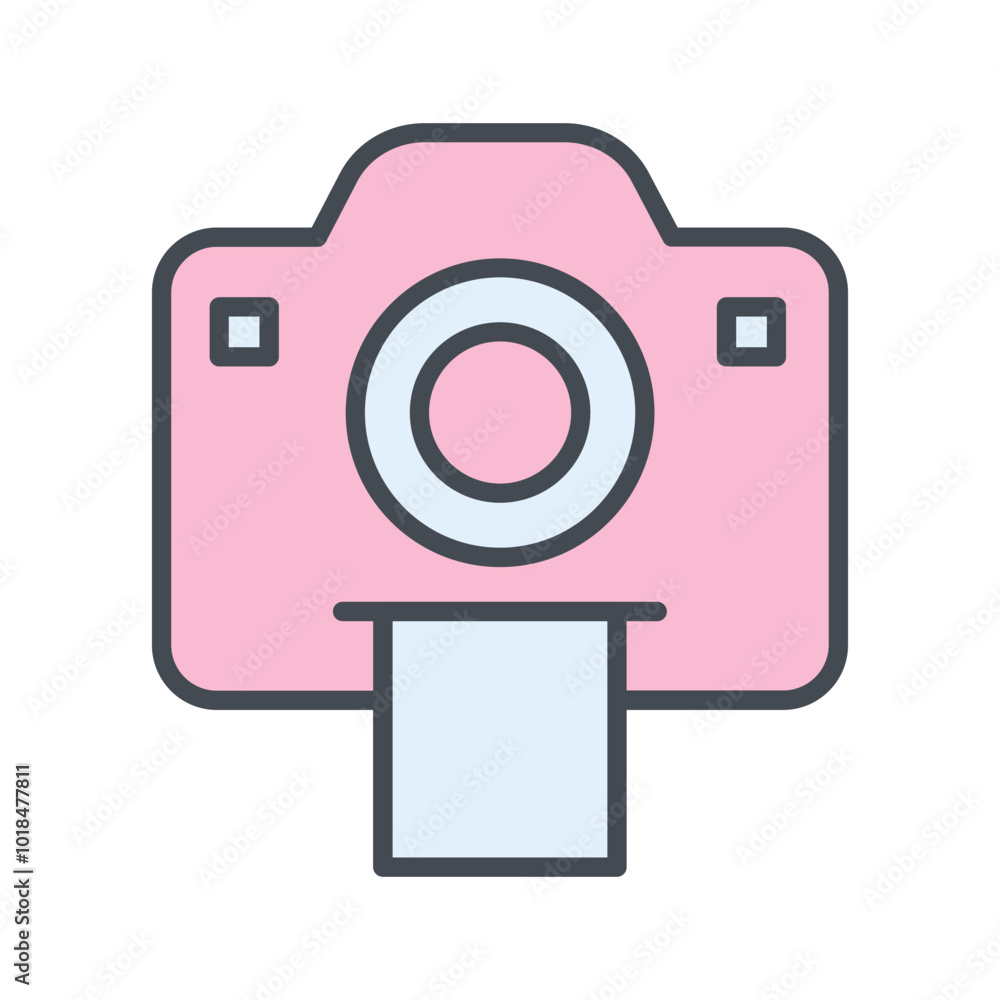 Polaroid Photos Vector Icon