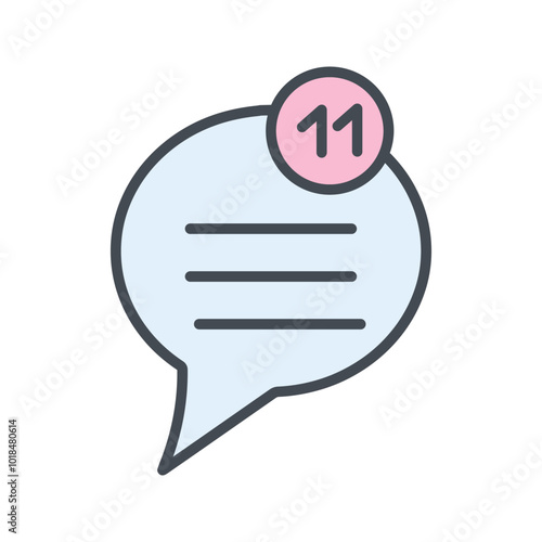Unread Message Vector Icon